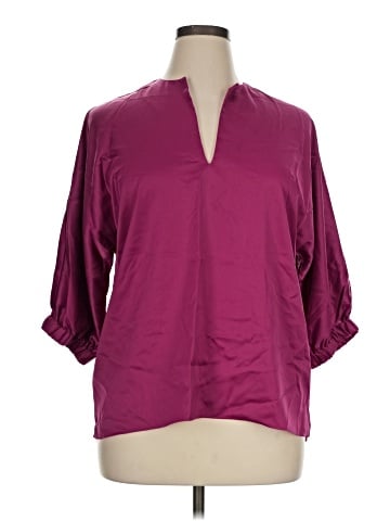 Caryn Lawn 3/4 Sleeve Blouse (view 1)