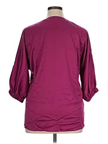 Caryn Lawn 3/4 Sleeve Blouse (view 2)