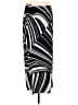 Chico's Graphic Silver Black Formal Skirt Size Med (1) - photo 1