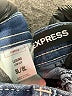 Express Solid Blue Jeans Size 8L - photo 7