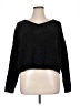 Xhilaration 100% Polyester Metallic Black Pullover Sweater Size XL - photo 1