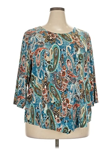 Lavish 3/4 Sleeve Blouse (view 1)