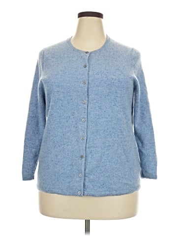 Lands' End Cashmere Cardigan (view 1)