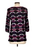 Elle Purple 3/4 Sleeve Blouse Size L - photo 2