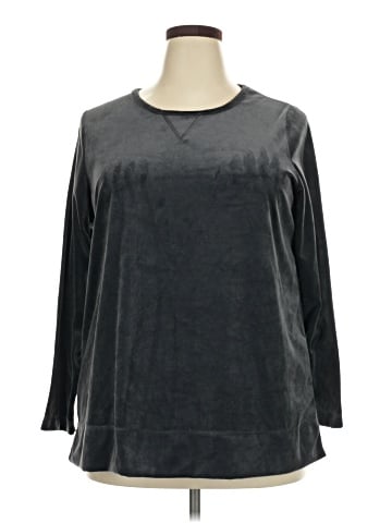 Woman Within Pullover Sweater (view 1)