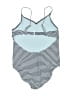 Vineyard Vines Stripes Blue One Piece Swimsuit Size 14 - photo 2