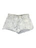 Aqua 100% Cotton Paisley Silver Shorts Size 27 waist - photo 1