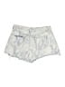Aqua 100% Cotton Paisley Silver Shorts Size 27 waist - photo 2