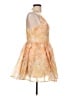 Cider 100% Polyester Paisley Orange Cocktail Dress Size L - photo 4