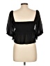 WAYF Black 3/4 Sleeve Blouse Size L - photo 2