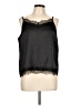 Ann Taylor LOFT 100% Polyester Black Sleeveless Blouse Size L - photo 1