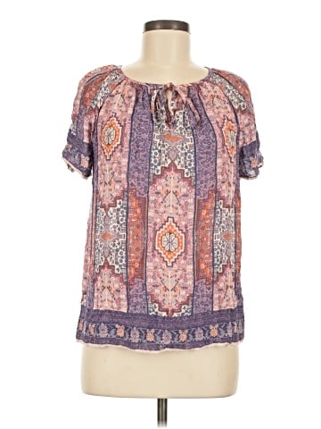 Lucky Brand Short Sleeve Blouse (view 1)