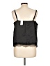 Ann Taylor LOFT 100% Polyester Black Sleeveless Blouse Size L - photo 2