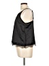 Ann Taylor LOFT 100% Polyester Black Sleeveless Blouse Size L - photo 5
