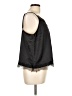 Ann Taylor LOFT 100% Polyester Black Sleeveless Blouse Size L - photo 4