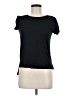 Splash Black Short Sleeve Top Size M - photo 1