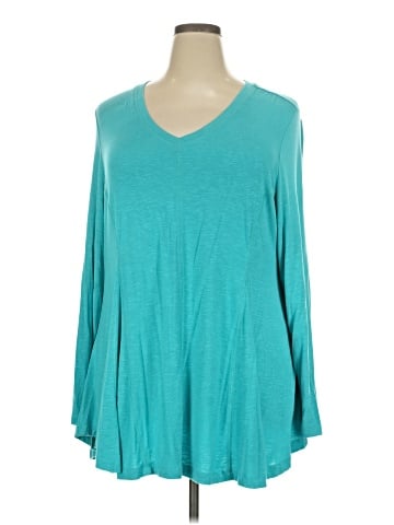 Soft Surroundings 3/4 Sleeve Top (view 1)