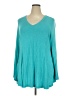 Soft Surroundings Teal 3/4 Sleeve Top Size 3X - photo 1