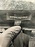 Banana Republic 100% Polyester Color Block Black Track Pants Size 4 - photo 7