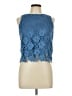 Sans Souci Blue Sleeveless Blouse Size L - photo 1