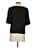 Ann Taylor LOFT 100% Polyester Stars Black Short Sleeve Blouse Size S - photo 2