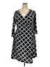 Lularoe Argyle Black Casual Dress Size 2X - photo 1