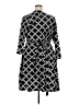 Lularoe Argyle Black Casual Dress Size 2X - photo 2