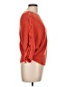 Unbranded 100% Acrylic Orange Pullover Sweater Size L (estimated) - photo 4