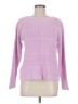 Talbots 100% Pima Cotton Purple Pullover Sweater Size M (petite) - photo 1