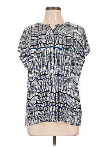 Liz Claiborne Short Sleeve Blouse (view 1)