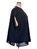 ELOQUII Blue Short Sleeve Blouse Size 26 - photo 4