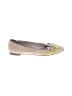 Salvatore Ferragamo Color Block Ivory Tan Flats Size 11 - photo 1