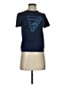 Adidas 100% Polyester Blue Short Sleeve T-Shirt Size S - photo 1