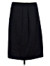 St. John Collection Solid Black Wool Skirt Size L - photo 1