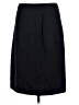 St. John Collection Solid Black Wool Skirt Size L - photo 2
