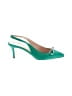 J.Crew Color Block Green Heels Size 9 - photo 1