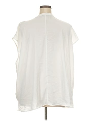 ELOQUII Short Sleeve Blouse (view 2)