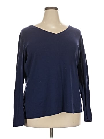 Lane Bryant 3/4 Sleeve T-Shirt (view 1)