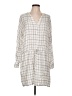 Soft Joie Plaid Ivory Casual Dress Size L - photo 1