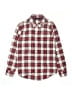 Janie and Jack 100% Cotton Plaid Red Long Sleeve Button-Down Shirt Size 8 - photo 1
