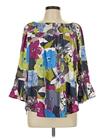 Cato 3/4 Sleeve Blouse (view 1)