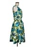 Talbots Tropical Blue Cocktail Dress Size 6 - photo 4