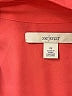 Sejour 100% Polyester Solid Orange Short Sleeve Blouse Size 2X - photo 7