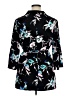 Lane Bryant 100% Polyester Black 3/4 Sleeve Blouse Size 14 - 16 Plus - photo 2