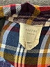 Harper Heritage 100% Rayon Plaid Blue Long Sleeve Button-Down Shirt Size XS - photo 7