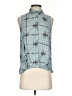 Rock & Republic 100% Rayon Blue Teal Sleeveless Blouse Size XS - photo 1