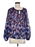 Tommy Bahama Blue Long Sleeve Blouse Size M - photo 1