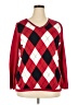 Tommy Hilfiger 100% Cotton Argyle Red Pullover Sweater Size XXL - photo 1