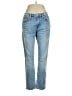 FRAME Chevron-herringbone Blue Jeans Size 32 waist - photo 1