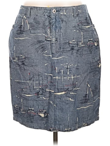 Liz Claiborne Denim Skirt (view 1)
